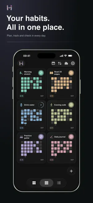 HabitBit: Grid Habit Tracker screenshot 2