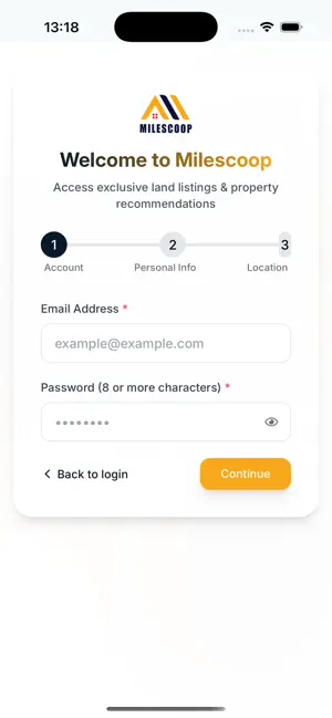 Milescoop Client screenshot 3