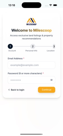 Milescoop Client screenshot