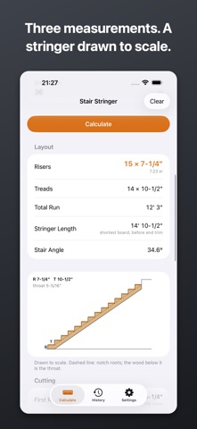 Stair Stringer Calculator Pro screenshot 1