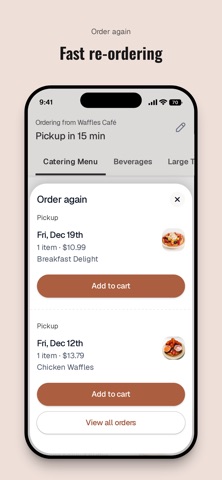 Waffles Café iPhone screenshot