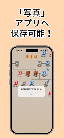 らくらく家系図 - ファミリーツリー screenshot