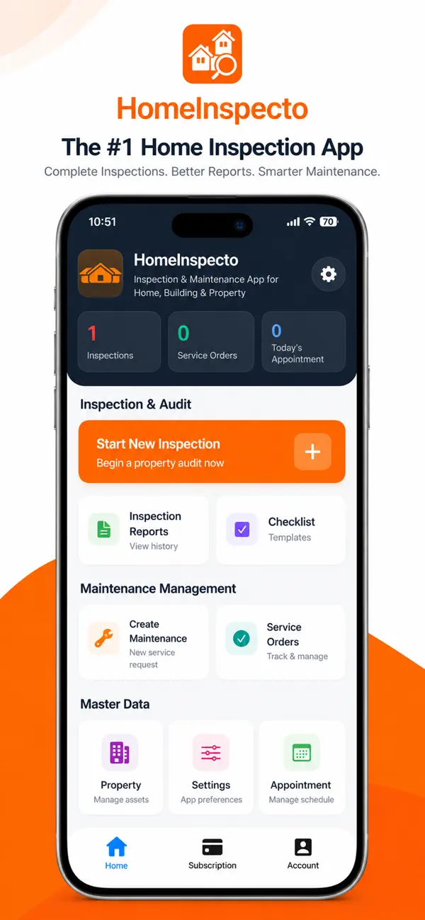 Screenshot #1 pour Home Inspection App Software