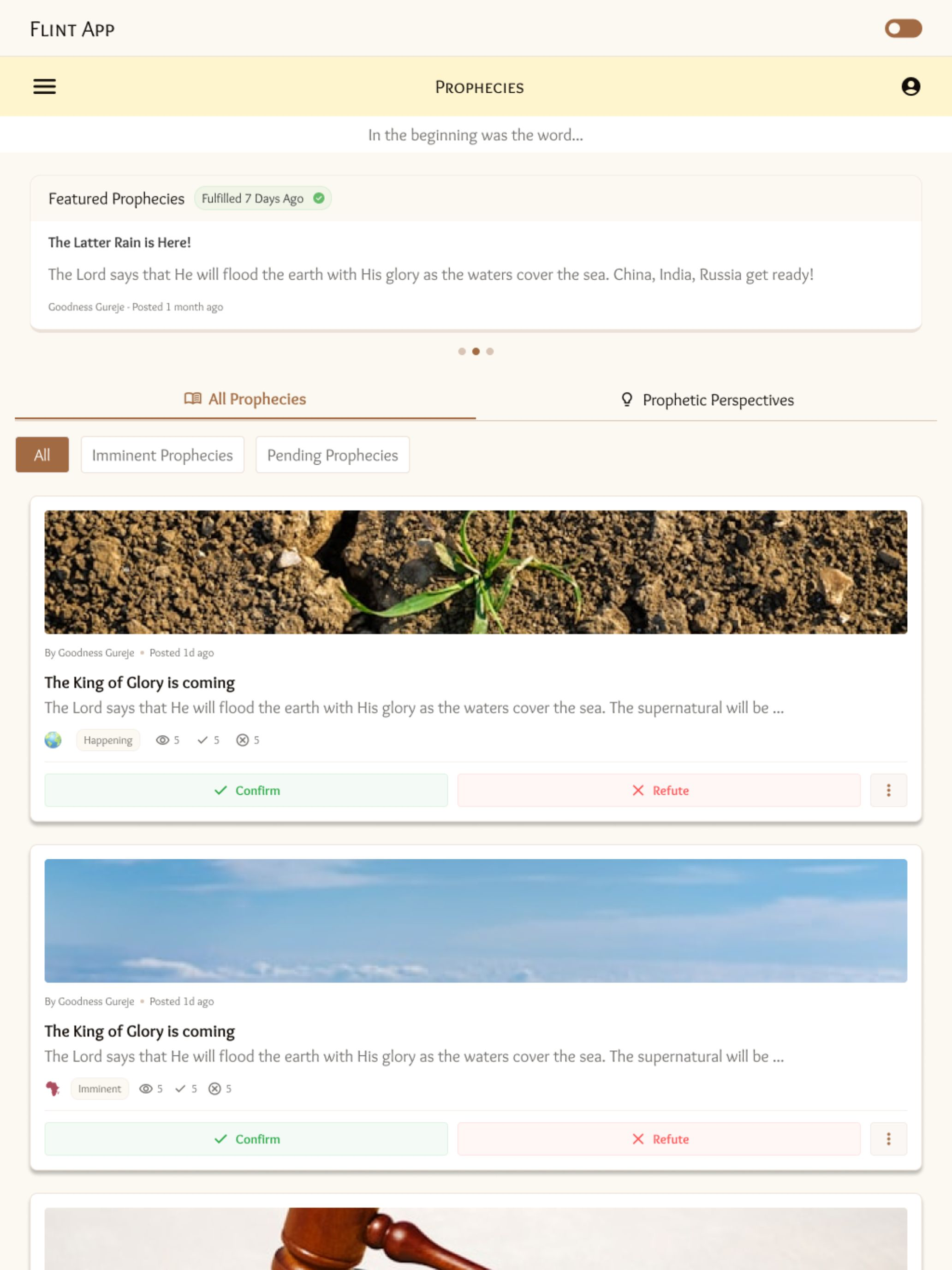 Flint App by Prophetech screenshot 8