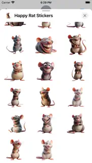 happy rat stickers iphone screenshot 3