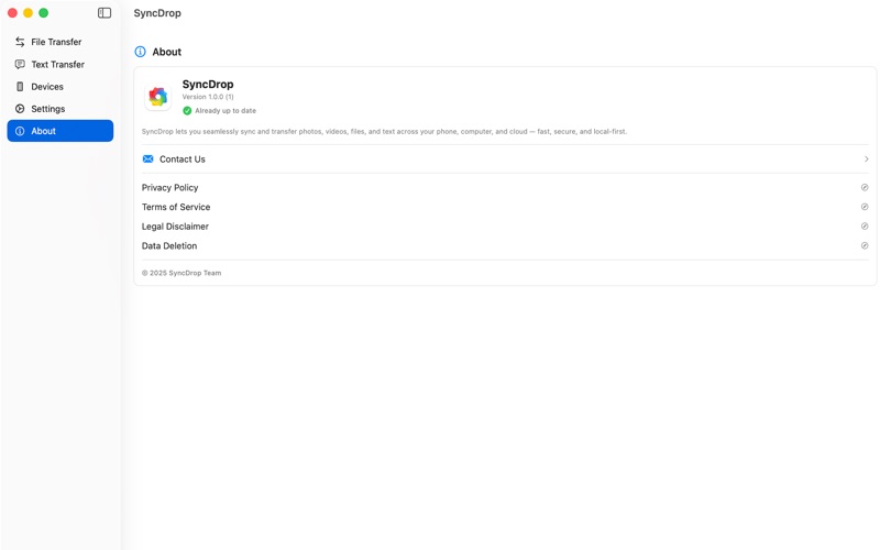 SyncDrop: Photo & File Backup screenshot