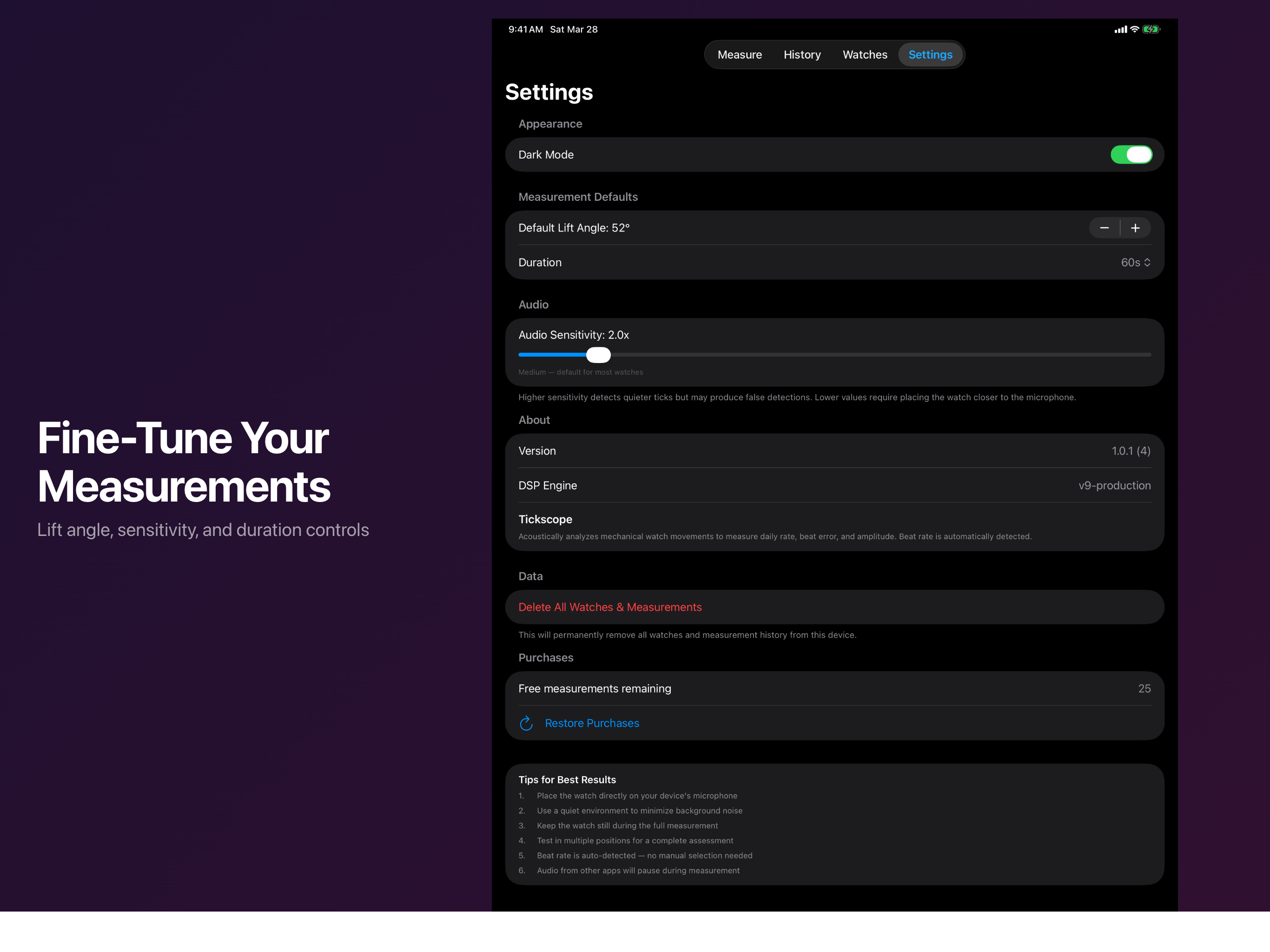 Tickscope — Watch Accuracy