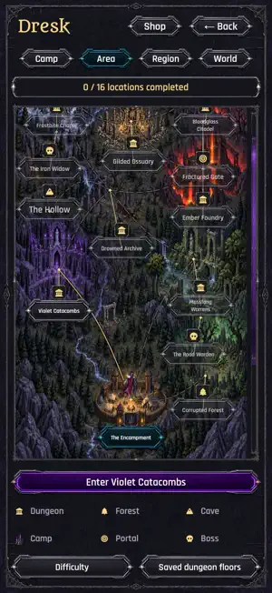 Dungeon Swipe Game screenshot 2