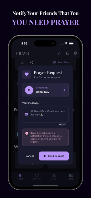 PRAYR – Pray with purpose Screenshot 5 of 6