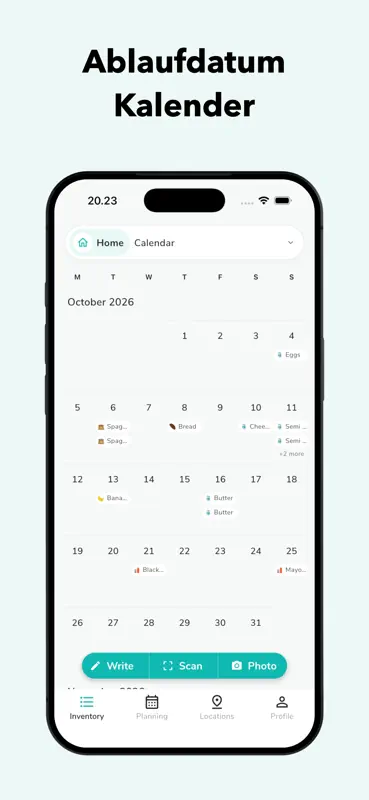 NoWaste: Lebensmittelliste screenshot 8 of 10
