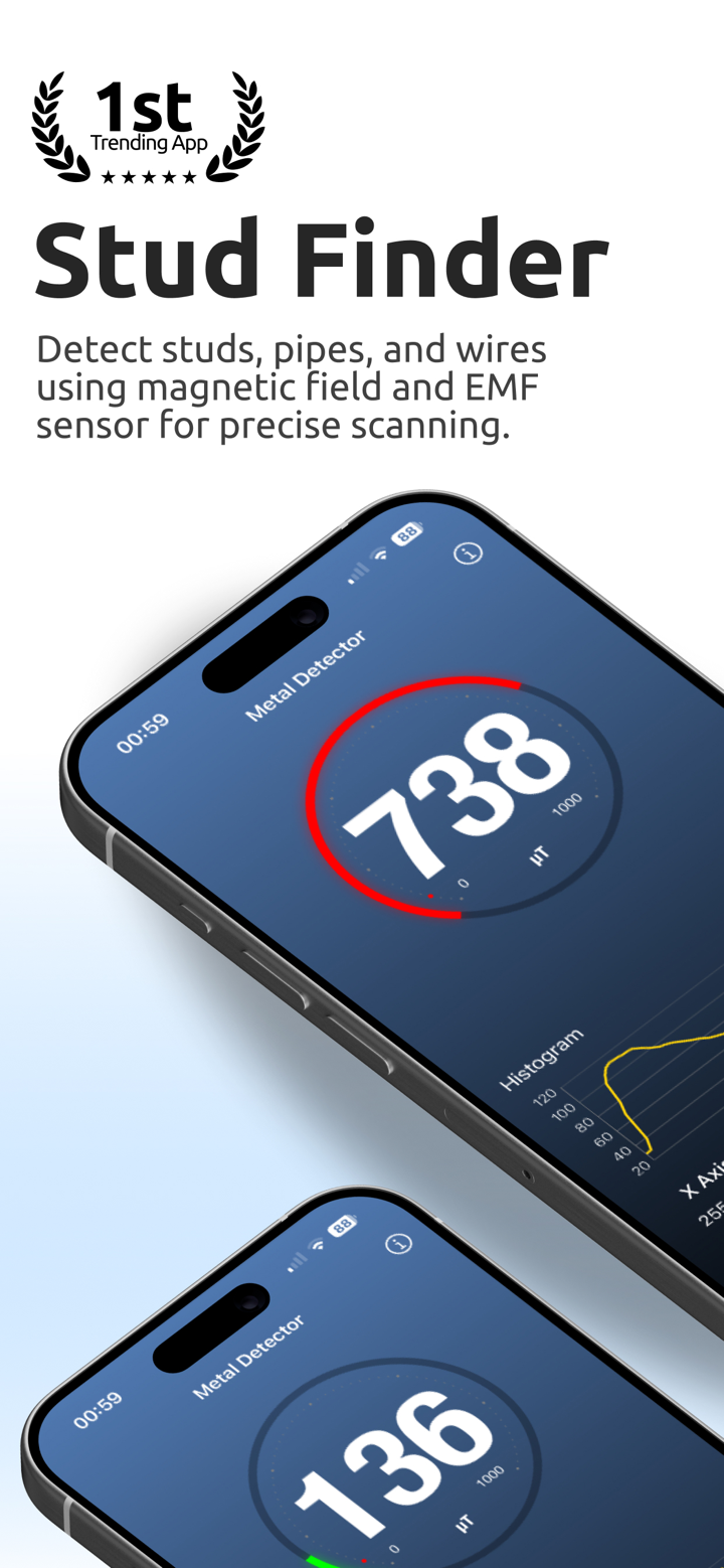 Wall Stud Finder: Metal Detect screenshot 1