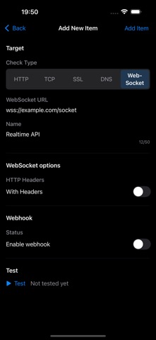 Uptime-monitor screenshot