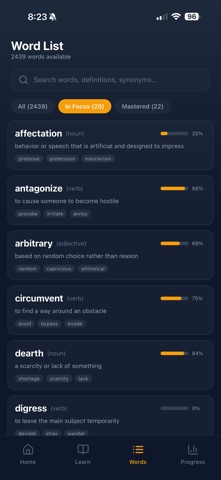 Vocab Master Pro Screenshot 2 of 7