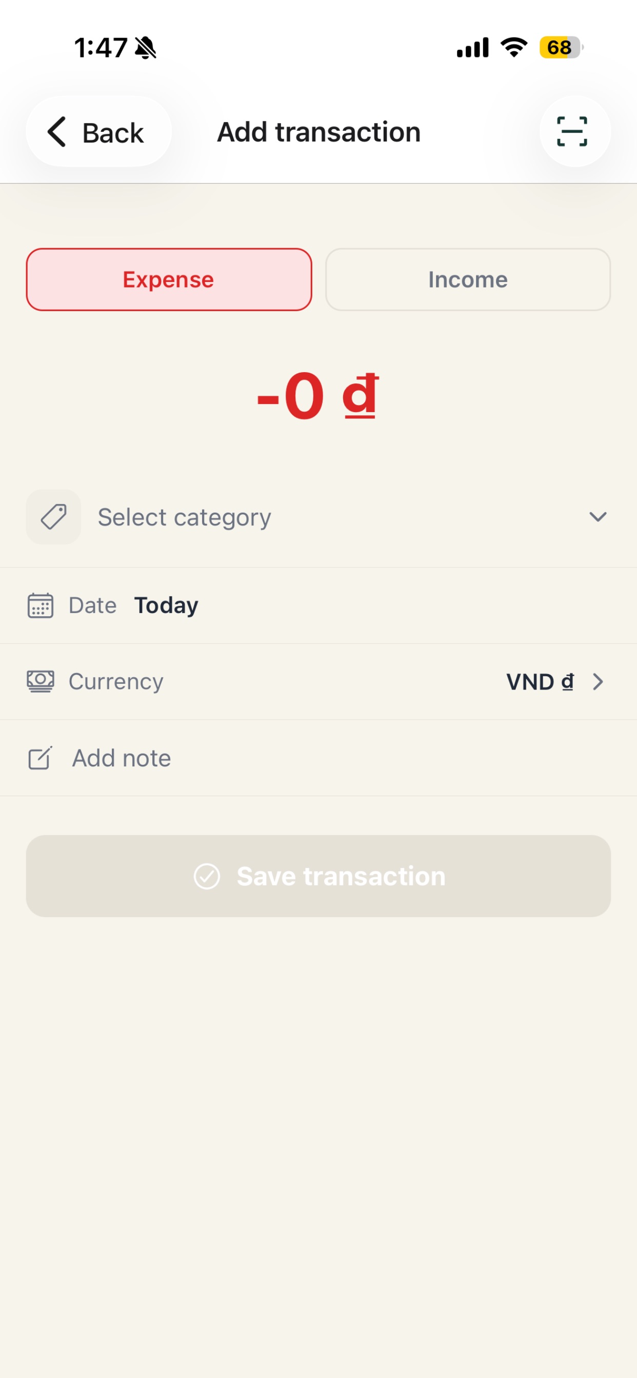 Screenshot 3 of Sổ Thu Chi - Expense tracker