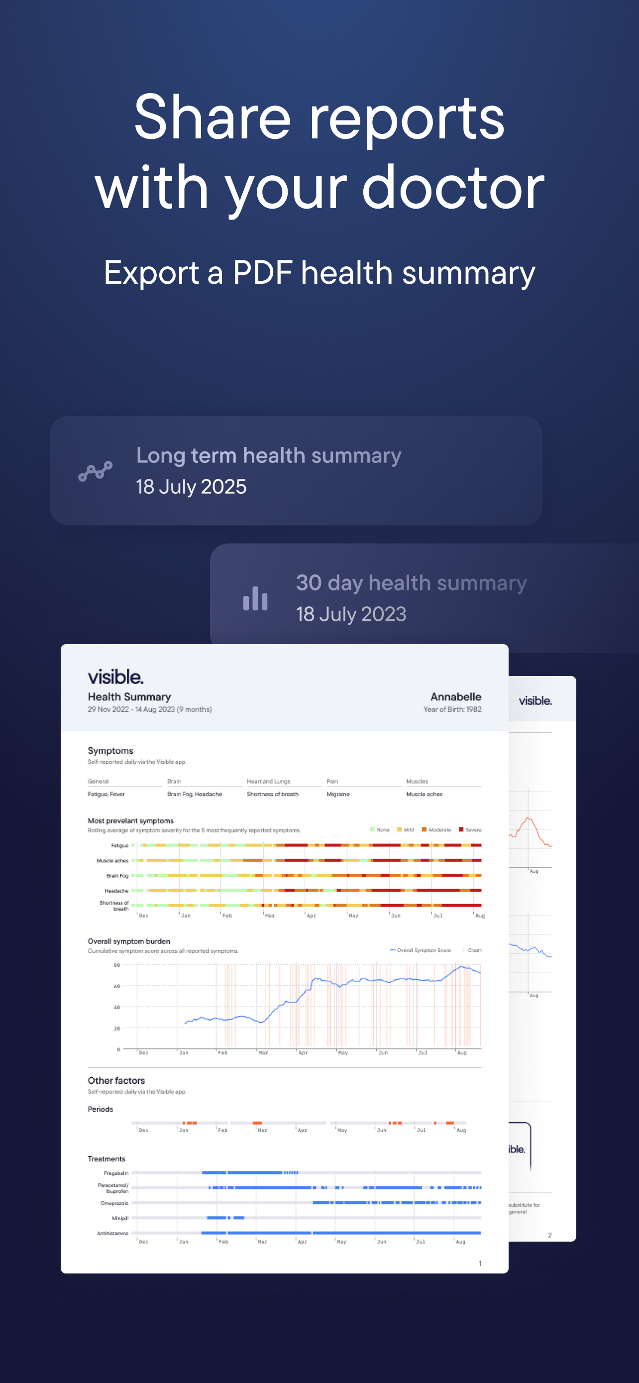Visible: Pacing for illness
