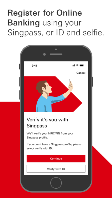 HSBC Singapore Screenshot