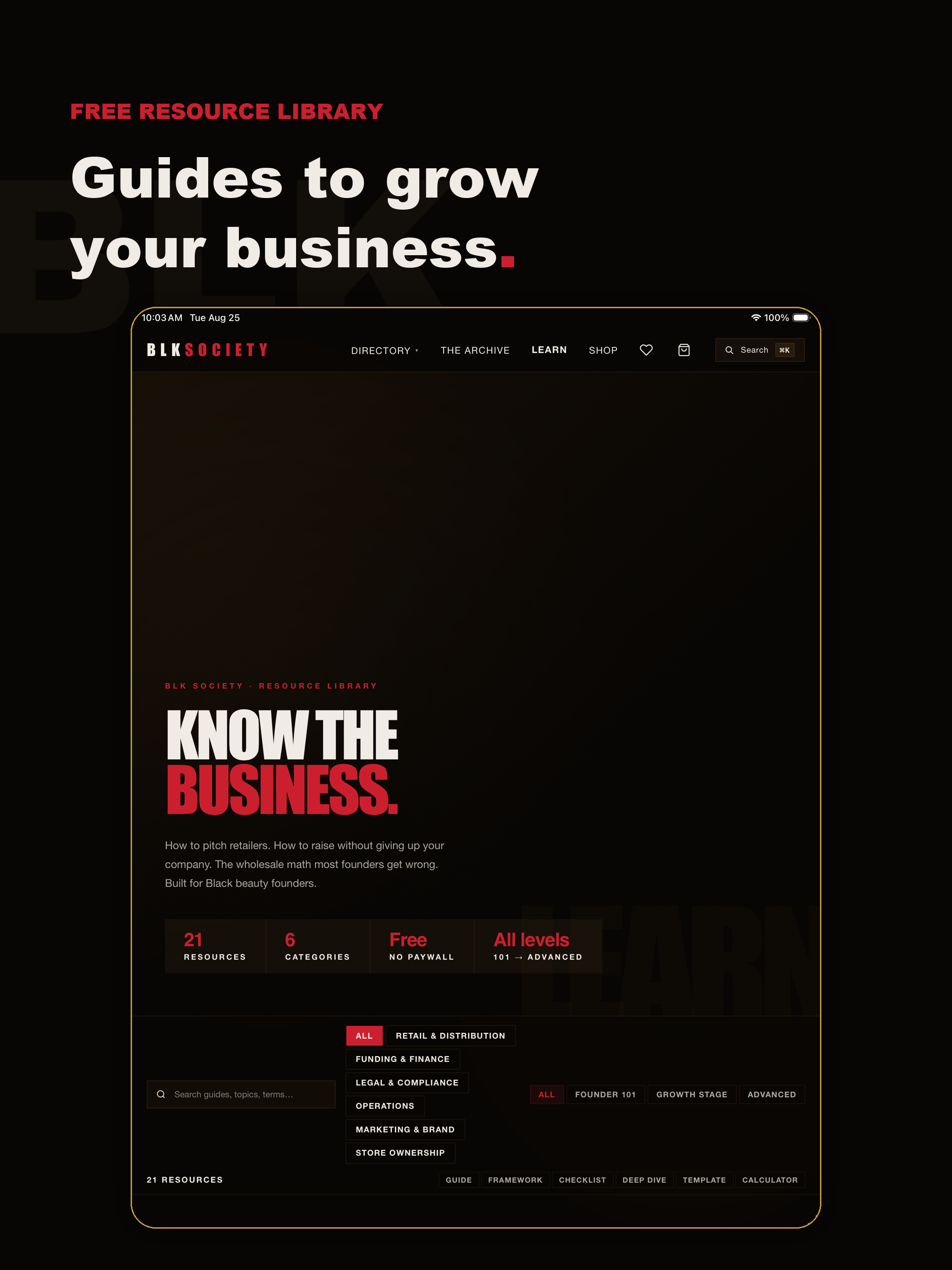 BLK SOCIETY: Black-Owned screenshot 10
