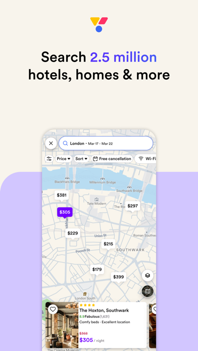 Vio.com: Hotels & travel deals Screenshot
