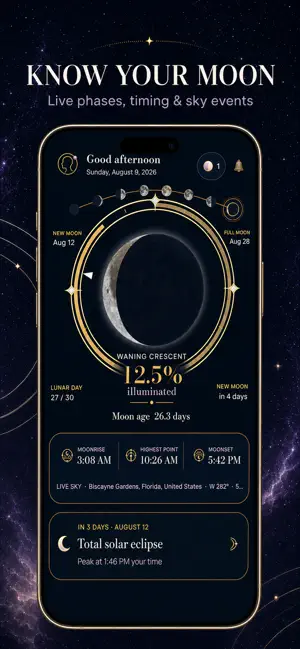 Moon Reading: Lunar Calendar screenshot 1
