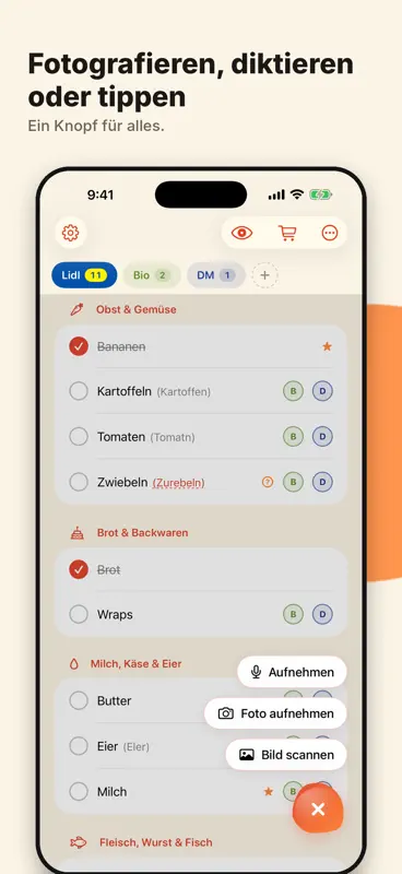 Kaufo – Einkaufsliste screenshot 3 of 10