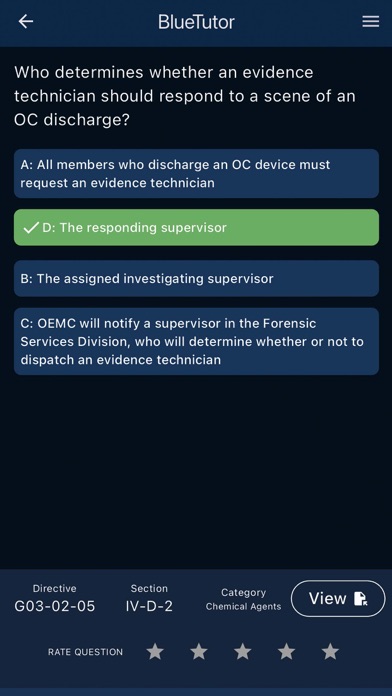 BlueTutor Screenshot