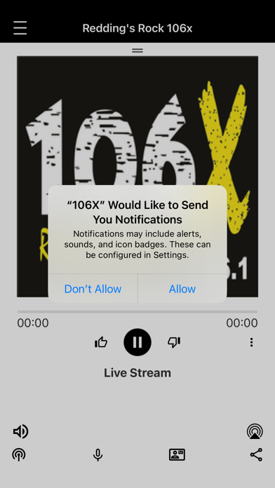 106X app screenshot
