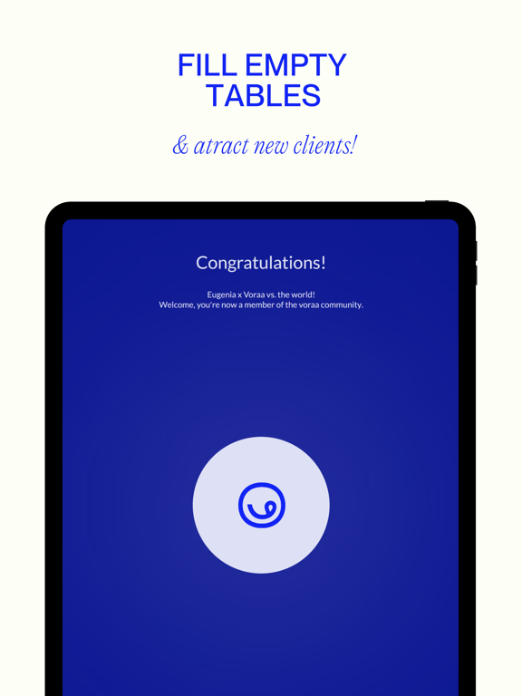 Voraa iPad screenshot 4 - Food & Drink app