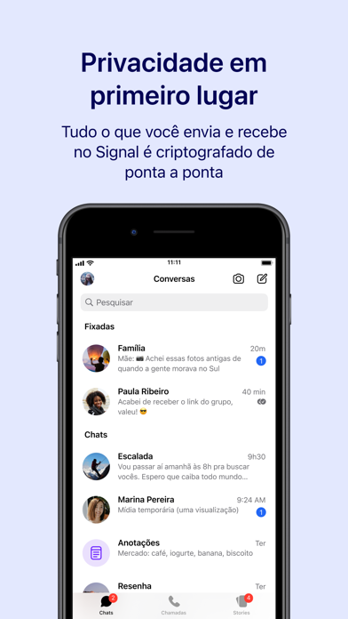Signal - Messenger privado screenshot 1