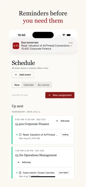 ClassPlan screenshot 3