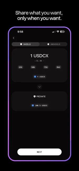 Shield - Aleo Wallet screenshot 3