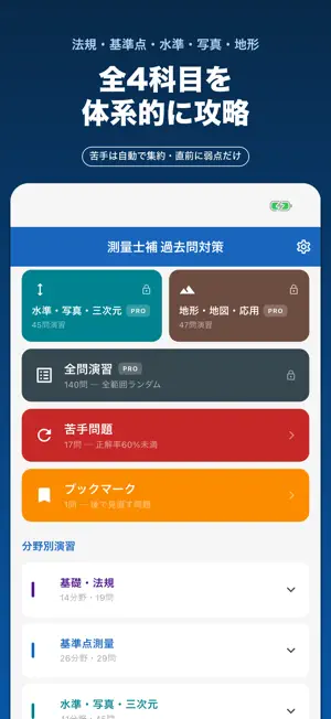 測量士補 過去問 全140問 全肢解説 screenshot 4