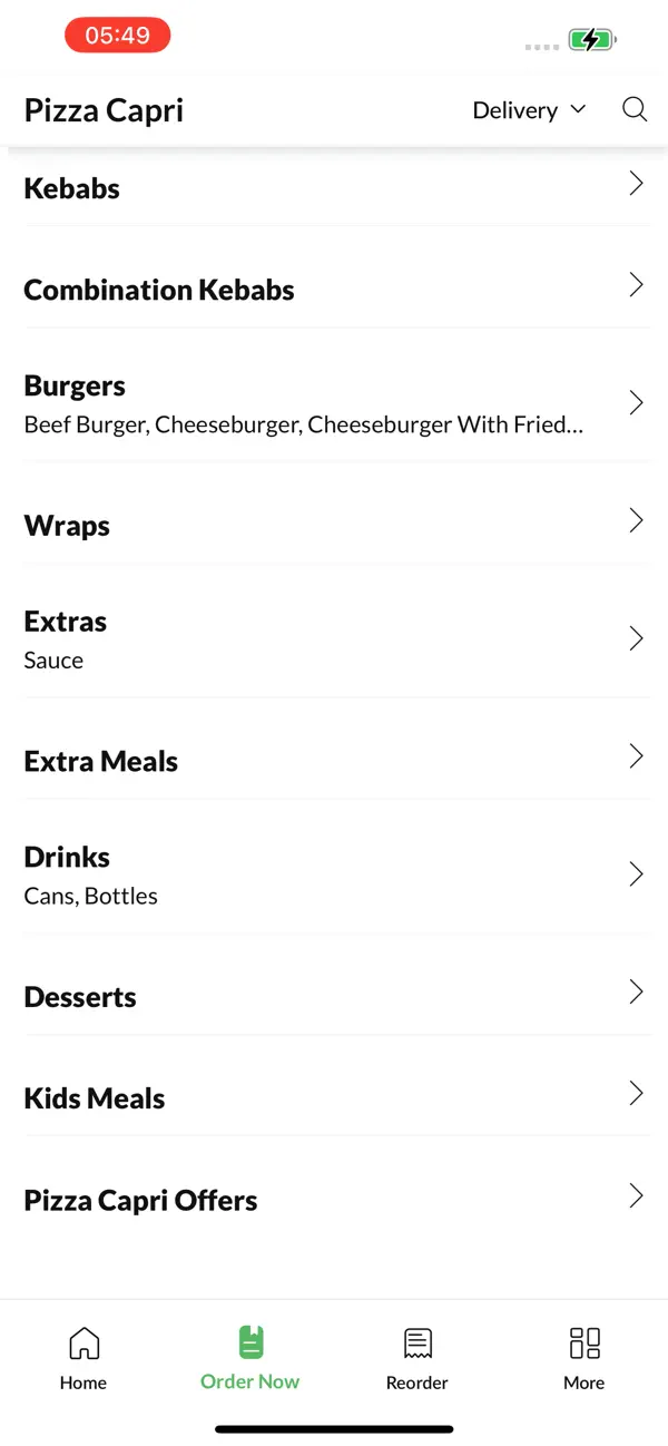 Screenshot #3 pour Pizza Capri.