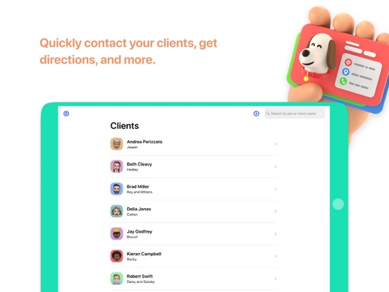 Walkies: Pet Sitting & Walking iPad screenshot 4 - Business app