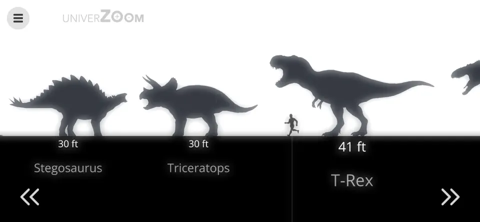 Capture d'écran de Univerzoom 2D Size Comparison sur iPhone 3