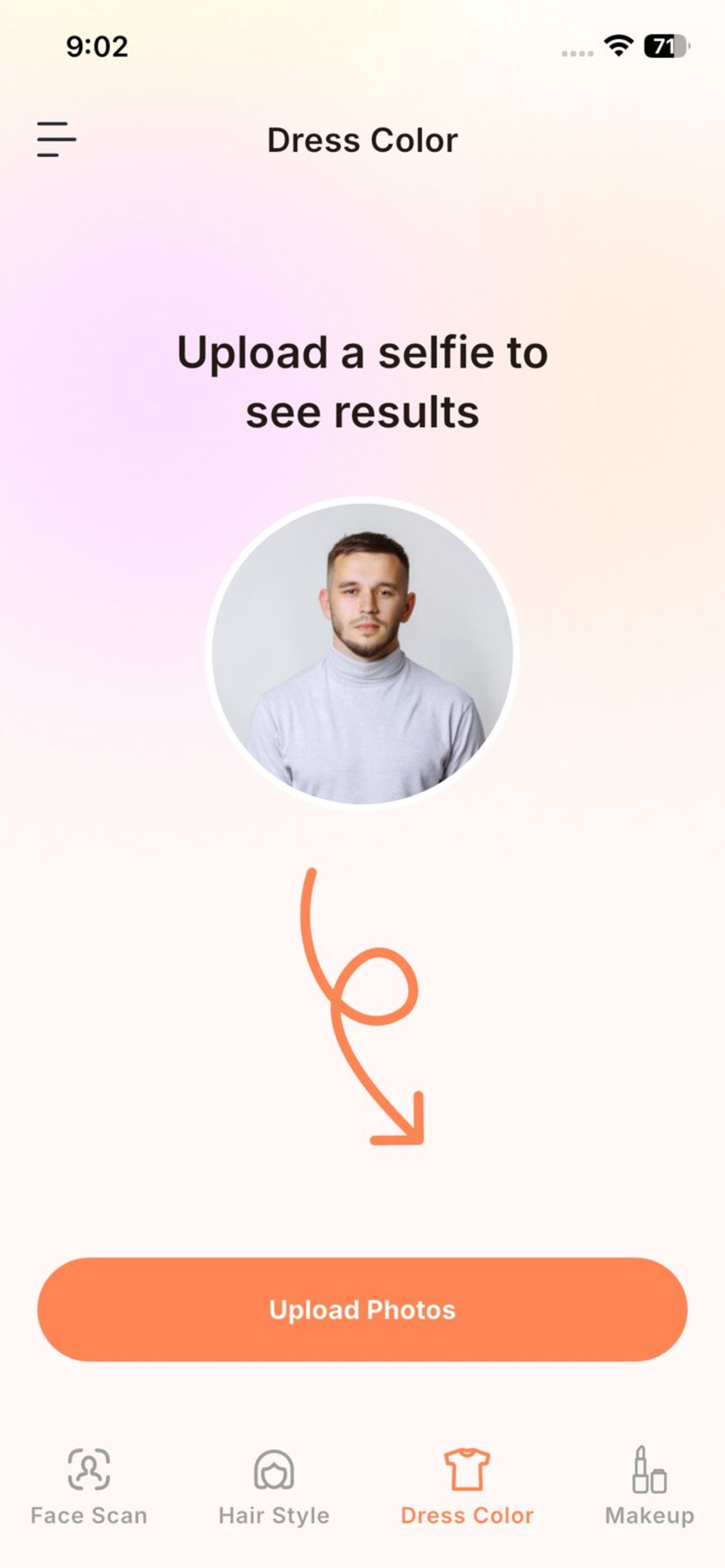 Face Scanner - Hair Style app screenshot 3