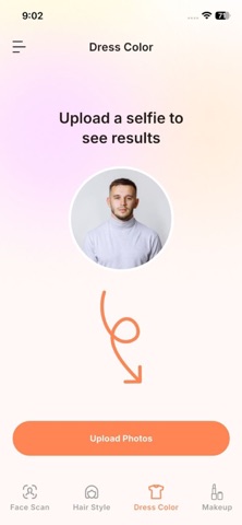 Face Scanner - Hair Style app iPhone screenshot