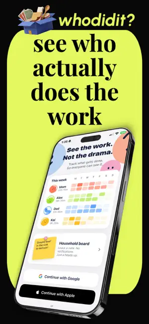 WhoDidIt: Family Chore Tracker screenshot 1