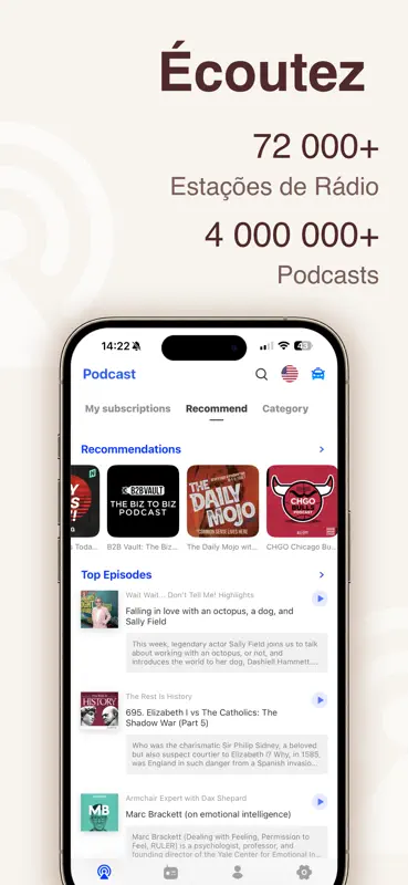 Écouter Radio Podcasts - Podio screenshot 1 of 7