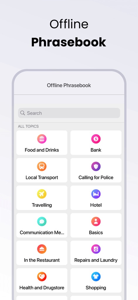 Voice Translator: AI Translate - Fraseado Offline Essencial