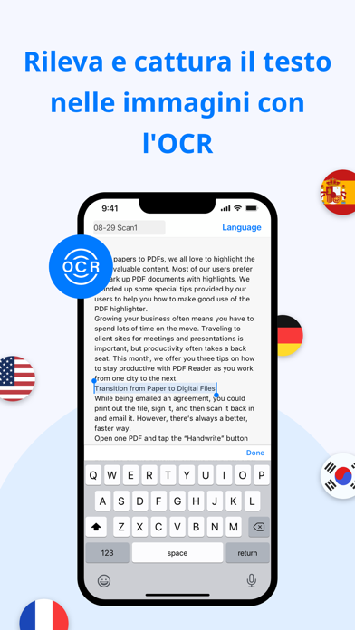 PDF Reader - Editor & Lettore screenshot 5