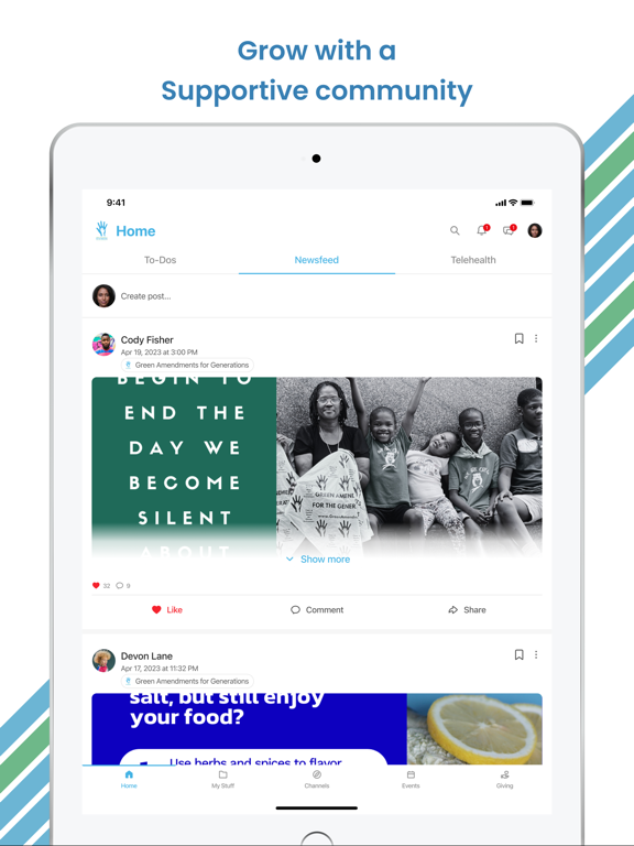 Green Amendments iPad screenshot 2 - Social Networking app