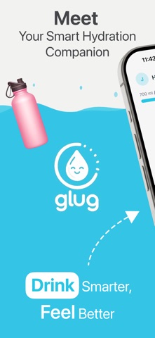 Glug - Smart Water Reminder Screenshot 1 of 8