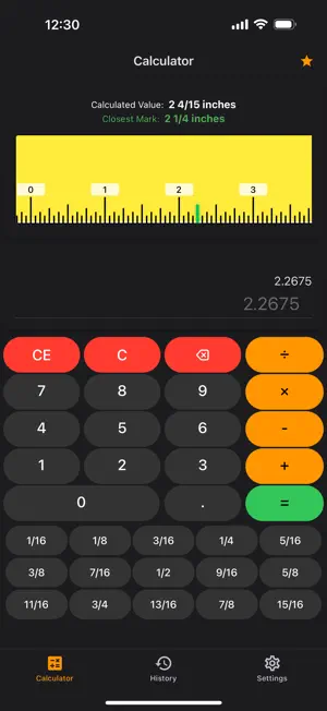 TapeMaster - Tape Measure Calc screenshot 1