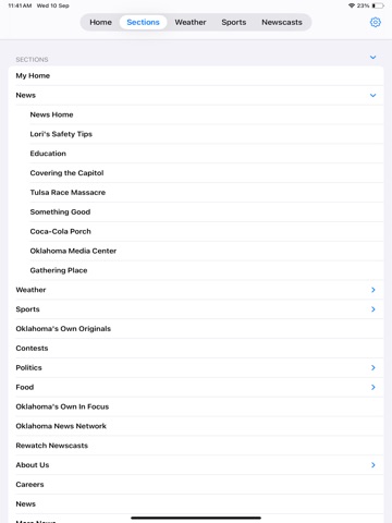News On 6 iPad screenshot