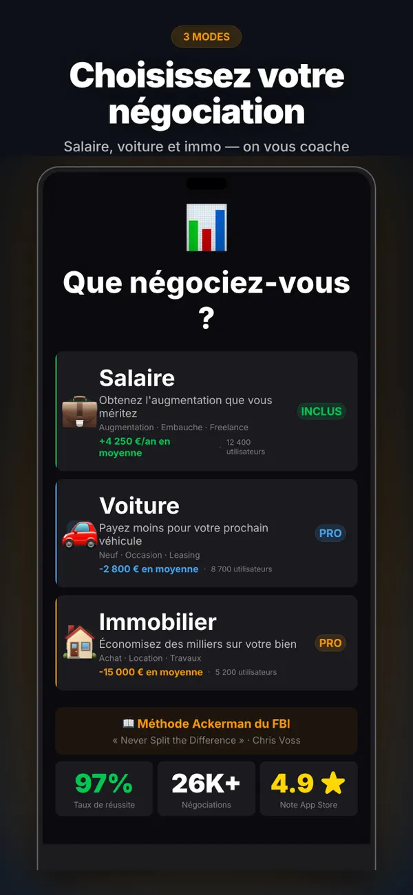 Screenshot #2 pour Bargain: Négocier le Prix