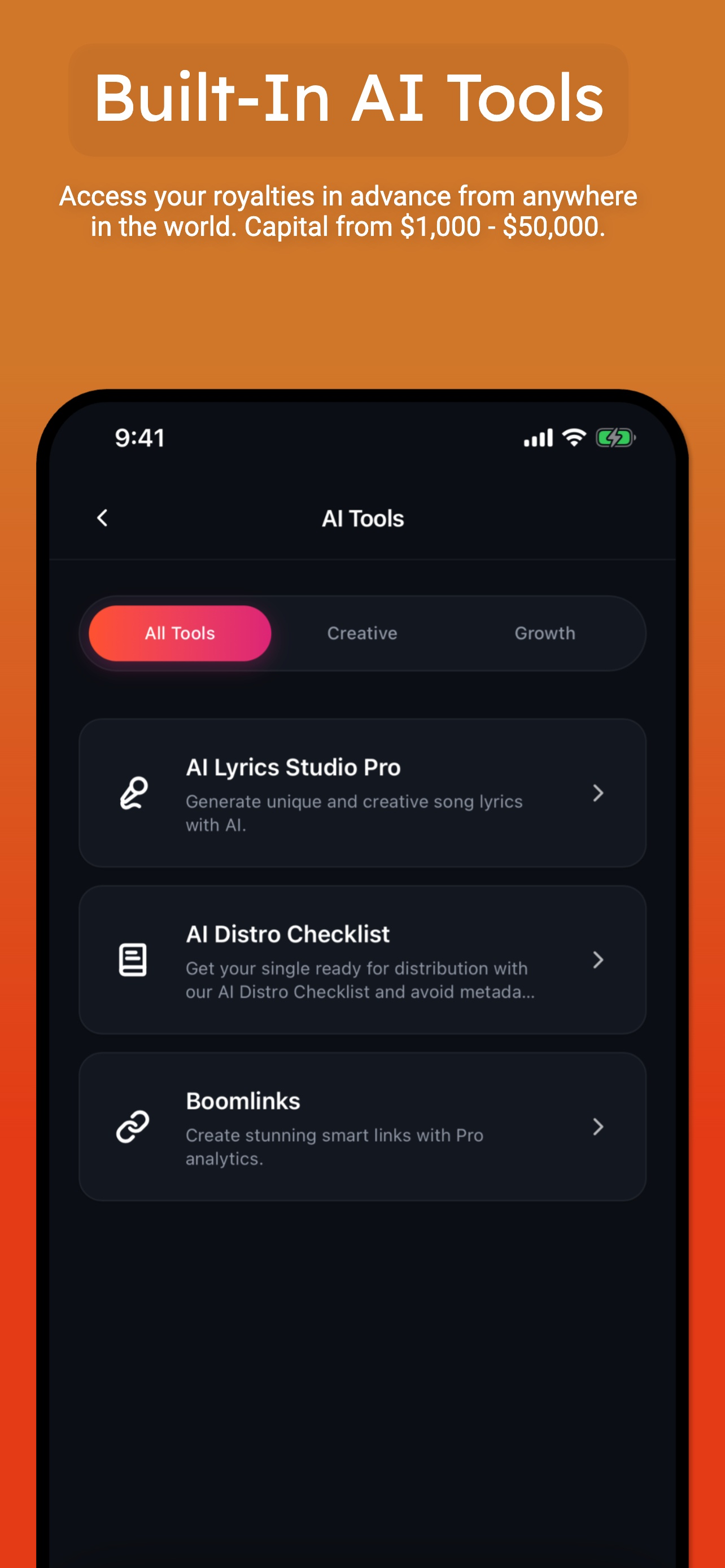 Boomkit U - Music Distribution screenshot 7