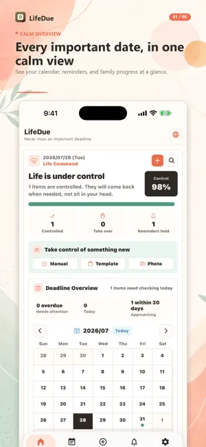 LifeDue screenshot 3