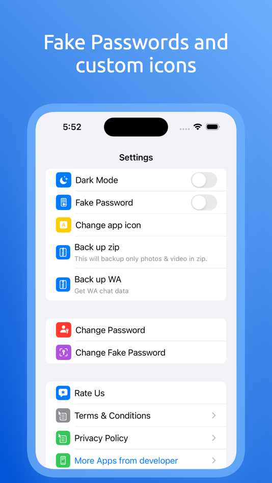 #3. Lock app - Secure Vault (iOS) Bởi: KRAFTCODE INFOSOL