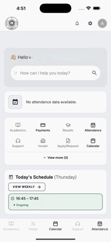 Christ University Student App screenshot