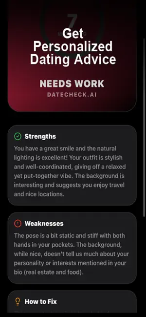 DateCheck: AI Dating Coach screenshot 1